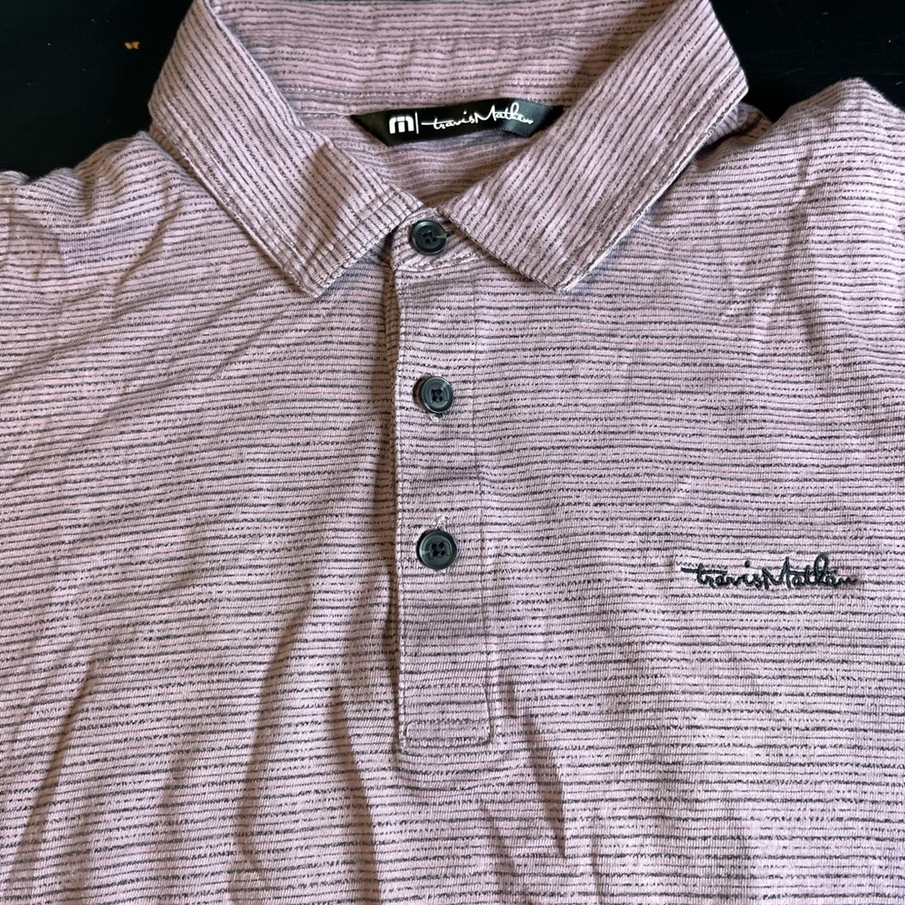 Travis Mathew Golf Polo Red Men Size Large